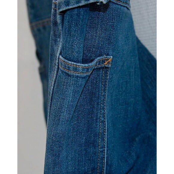 Carhartt Relaxed Fit Double Knee Denim Jeans 30x30 Blue 103328 966 *Distressed - Picture 3 of 12